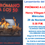 Lanzamiento libro - Henry Villegas-Vega