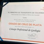 CPG - Grado de Cruz de Plata, Orden al mérito Julio Garavito